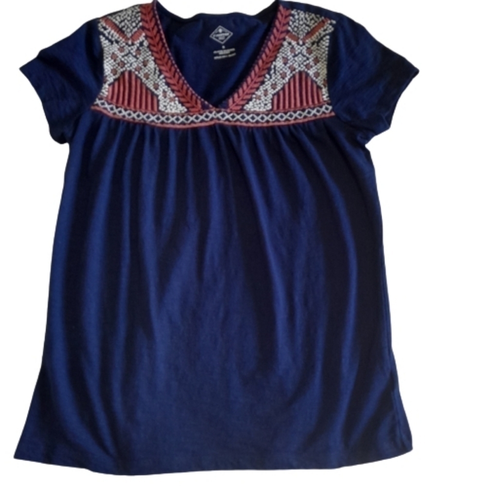 St John's Bay Short Sleeve Size Small